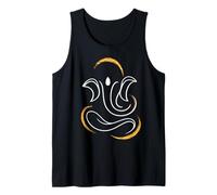 Hindú Ganesha Puja Elefante Dios India Meditación Yoga Murti Camiseta sin Mangas
