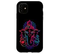 Hindú Ganesha Puja Elefante Dios India Meditación Yoga Murti Carcasa para iPhone 11