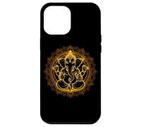 Hindú Ganesha Puja Elefante Dios India Meditación Yoga Murti Carcasa para iPhone 12 Pro Max