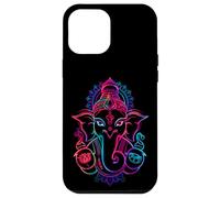 Hindú Ganesha Puja Elefante Dios India Meditación Yoga Murti Carcasa para iPhone 12 Pro Max