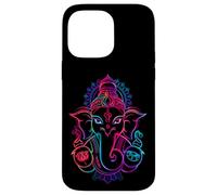 Hindú Ganesha Puja Elefante Dios India Meditación Yoga Murti Carcasa para iPhone 14 Pro Max
