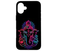 Hindú Ganesha Puja Elefante Dios India Meditación Yoga Murti Carcasa para iPhone 16 Plus
