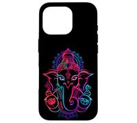 Hindú Ganesha Puja Elefante Dios India Meditación Yoga Murti Carcasa para iPhone 16 Pro