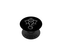 Hindú Ganesha Puja Elefante Dios India Meditación Yoga Murti PopSockets PopGrip Adhesivo