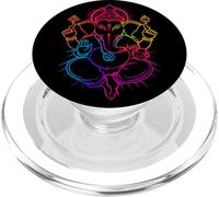 Hindú Ganesha Puja Elefante Dios India Meditación Yoga Murti PopSockets PopGrip para MagSafe