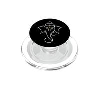 Hindú Ganesha Puja Elefante Dios India Meditación Yoga Murti PopSockets PopGrip para MagSafe