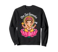 Hindú Ganesha Puja Elefante Dios India Meditación Yoga Murti Sudadera
