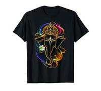 Hindu Ganesha Puja Elephant God India Meditation Yoga Murti Camiseta