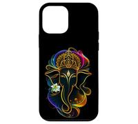 Hindu Ganesha Puja Elephant God India Meditation Yoga Murti Carcasa para iPhone 12 Mini