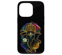 Hindu Ganesha Puja Elephant God India Meditation Yoga Murti Carcasa para iPhone 13 Pro