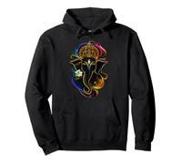 Hindu Ganesha Puja Elephant God India Meditation Yoga Murti Sudadera con Capucha
