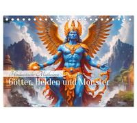 Hinduistische Mythologie - Götter, Helden und Monster (Tischkalender 2026 DIN A5 quer), CALVENDO Monatskalender: Ein Kalender mit eindrucksvollen ... Götter, Helden, Monster und Mythen.