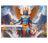Hinduistische Mythologie - Götter, Helden und Monster (Wandkalender 2026 DIN A3 quer), CALVENDO Monatskalender: Ein Kalender mit eindrucksvollen ... Götter, Helden, Monster und Mythen.