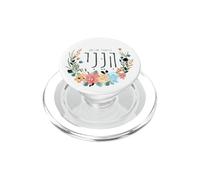 Hineni Hebrew Here I Am Isaías 6:8 Send Me Floral Watercolor PopSockets PopGrip para MagSafe
