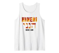 HINENI Here I Am - Hebrew Christian Faith Biblical Camiseta sin Mangas