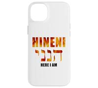 HINENI Here I Am - Hebrew Christian Faith Biblical Carcasa para iPhone 14 Plus