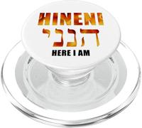 HINENI Here I Am - Hebrew Christian Faith Biblical PopSockets PopGrip para MagSafe