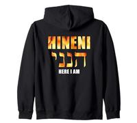HINENI Here I Am - Hebrew Christian Faith Biblical Sudadera con Capucha