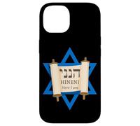 HINENI Here I Am - Hebrew Star of David Christian Faith Carcasa para iPhone 14
