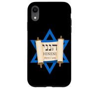 HINENI Here I Am - Hebrew Star of David Christian Faith Carcasa para iPhone XR