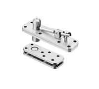 hinge, Bisagra de puerta de madera del cielo giratorio del eje del acero inoxidable secreto arriba y abajo invisible,part(Silver)