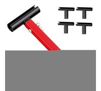 Hinge Hole Adjustment Wrench, 4 in 1 Hinge Bender Tool, Non Slip Rubber Grip, Sturdy Hardware for Woodworkers, Carpenters, Bathroom, Garage, Hotel, Sliding Door Closer Repair 15.75x4.53x1.97 Inches