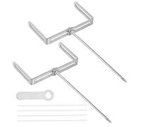 Hinge Rain Downspout Bracket, Weatherproof Drainage Gutter Pipe Support Durabled Metal Clamp, Ideal for Courtyard, Patio, Factory, Warehouse, Residential Rainwater Management Systems, Steel