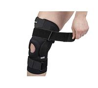 Hinged Adjustable neoprene knee support brace with Unique multi strap design and open patella By BODY-TEC (XL 46.5 - 50 cm) by Bodytec