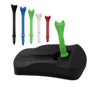 Hinged Golf Practice Tee, Simulator Swing Trainer Device, Artificial Turf Tee Replacement Set, Driving Range Backyard Golf Tool, Garden Club Tournament Training Home Use 3.54x2.56x0.59 Inches