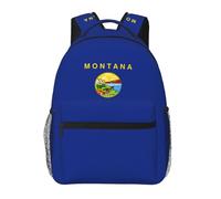 Hingor Montana State Flag Print - Mochila de ocio unisex ligera para viajes, trabajo, uso diario, escapadas de fin de semana