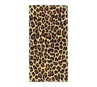 Hingor Toalla de baño suave y pequeña con estampado de jirafa animal, paño decorativo para cocina, gimnasio, spa