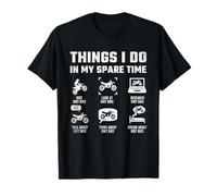 hings I Do In My Spare Time Ride My Dirt Bike Dirtbike Bike Camiseta