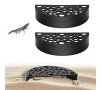 HINGTAI Decoración de 2 Piezas de Accesorios de pecera de Acuario Ocultos con Piel de camarón