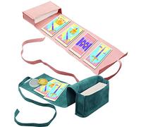 HINGTAI El Kit de 3 Bolsas para Tarjetas,Accesorios de Tarot, Bolsas de Tela de Tarot, portatarjetas para Naipes y Cartas de Tarot, Cubierta de oráculo