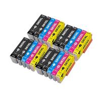 Hinicole 580 581 Compatible con Cartucho de Tinta TS9550 TS9551 TS705 TS9551C TR7550 TR8550 Tinta de Impresora(4 Sets)