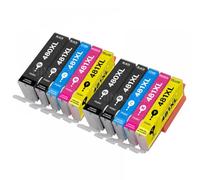 Hinicole Compatible con Cartucho de Tinta PGI-480 CLI-481 TS704 TR7540 TR8540 TS6140 TS9540 TS6240 Impresoras(2 Sets)
