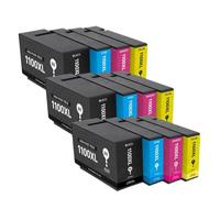 Hinicole PGI-1100 Compatible con Cartucho de Tinta MAXIFY MB2010 MB2110 MB2710 Impresora de inyección de Tinta con Suministro Completo de Tinta(3Set)