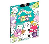 Hinkler - Bloc de dibujo original de Squishmallows - 32 páginas - Dibujos para colorear para niños y jóvenes
