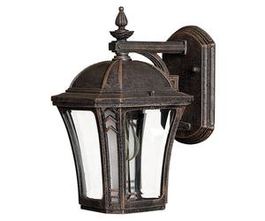 HINKLEY Aplique de exterior Wabash S, altura 26,5 cm