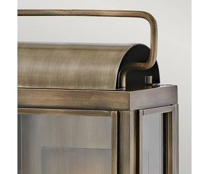 HINKLEY Aplique exterior Sag Harbour, 2 luces bronce