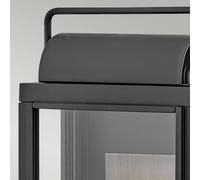 HINKLEY Aplique exterior Sag Harbour, 2 luces negro