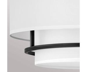 HINKLEY Graham Duo Lámpara colgante MOUNT 4 luces Ø 58,4 cm, negro