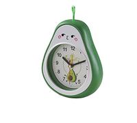 Hinleise Reloj despertador con forma de aguacate, reloj de noche sin tictac, visualización de hora de despertador, regalo para estudiantes y niños