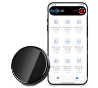 Hinne Grabadora de Voz Mini 64G con Triple Cancelación de Ruido, Dispositivo de Escucha Activada por Voz, 800 Horas de Capacidad HD 3072 Kbps, USB