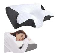 HINNV lmohada ergonómica de, Almohadas cervicales para el Cuello, Almohadas ergonómicas Cleshy, Corepillow Que no se pliega, Almohada de Espuma viscoelástica para el Cuello