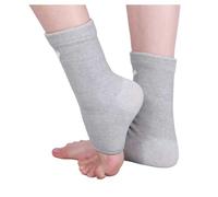 HINNVCL Calcetines de compresión de bambú para pies y tobilleras para fascitis plantar, soporte de arco, hinchazón de pie y tobillo, protectores de tobillo deportivos en interiores y exteriores