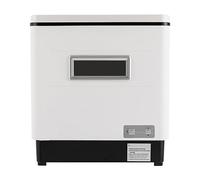 HINOPY - Lavavajillas de mesa, 1500 W 60L portátil Mini lavavajillas lavavajillas de pie con función de mata de calor de 70 grados, blanco - 42 × 38 × 46 cm