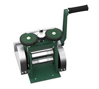 HINOPY Máquina de laminación manual, 85 mm joyería comprimido combinación laminador manual máquina joyería comprimido ranura de línea cuadrada para joyería y reparación