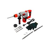 HINOPY Martillo perforador SDS-Plus de 2200 W, martillo cincelador + juego de maletín 0-930 rpm