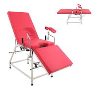 HINOPY Silla de ginecólogo, silla de ginecología ajustable con respaldo y tabla para las piernas, 102 × 77 × 31 cm, en forma de U, moderna silla médica ginecológica para clínicas, hospitales, hasta